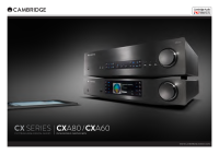 Cambridge Audio CX series  - Catalog 2015 
